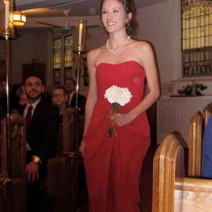 David’s bridal bridesmaid dress